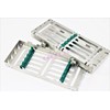 Detachable Sterilization Cassette with Buttons Green German Autoclavable 5 Slot