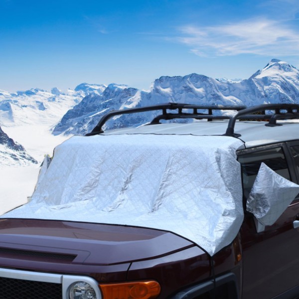 YinanIutos Car Windshield Snow Cover Compatible with Toyota FJ Cruiser