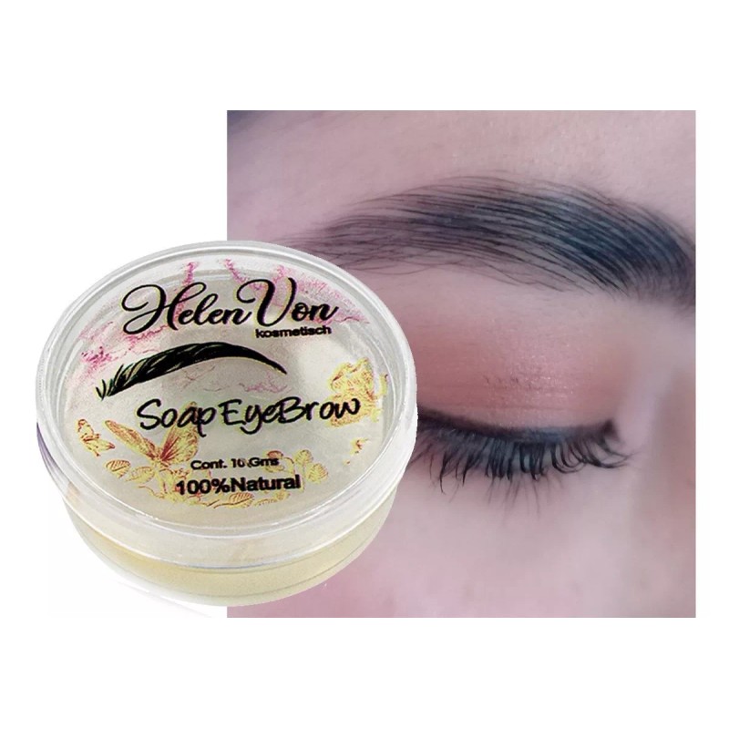Helen Von Jabón Artesanal Para Cejas Efecto Planchado Natural