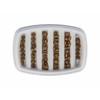 Trixie Slow Feeding Feeder, Plastic, Grey, 250ml/21x14cm, Automatic, Portion Control,