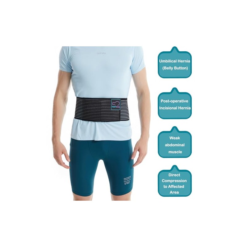 Umbilical hernia belt for men and women - Hernia support