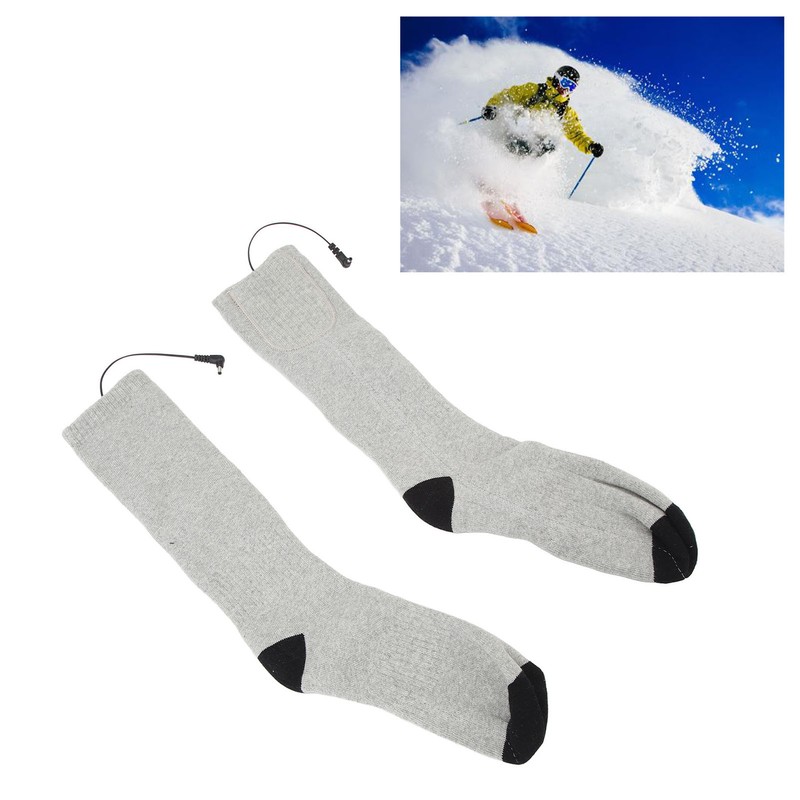 Electric Heating Socks Winter Thicken Cotton Cold Protection Warm USB