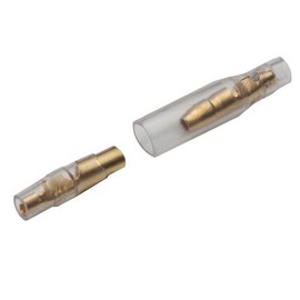 50 x 3.5 mm round plug with sleeve insulated for 1.5-2.5 m² cable