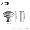 MengH-SHOP Cabinet Knob Round Door Knobs 30mm Mushroom Shape Pull