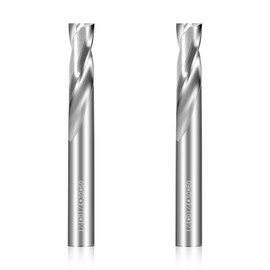 1/4" Flat Bottom Drill Bits, 2Pcs Solid Carbide Drill Bits, Tungsten Drill Bit Set, Metal Drill Bit Set for Hardened Stainless Steel Steel Cast Iron Alloy Copper, High Precision CNC Jobber Drill Bits