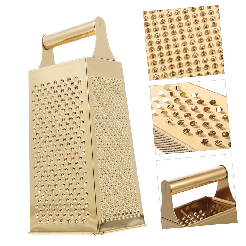 iplusmile Multifunctional Mini Stainless Steel Grater Four Sided Vegetable Slicer