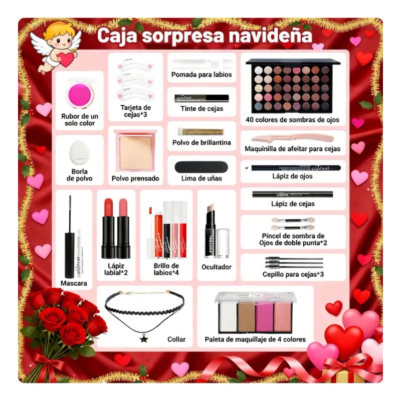 24kit De Maquillaje Profesional Completo-principiante Regalo