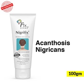 FIXDERMA FIXDERMA Nigrifix Cream for Acanthosis Nigricans with Lactic Acid | Dermatologist Tested Retinol Cream | Useful for Dark Body Parts like Neck, Ankles, Armpits & Elbows C3.52 FlOz