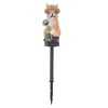 Solar Garden Light Bunny Statue Plastic IP65 Waterproof All Weather