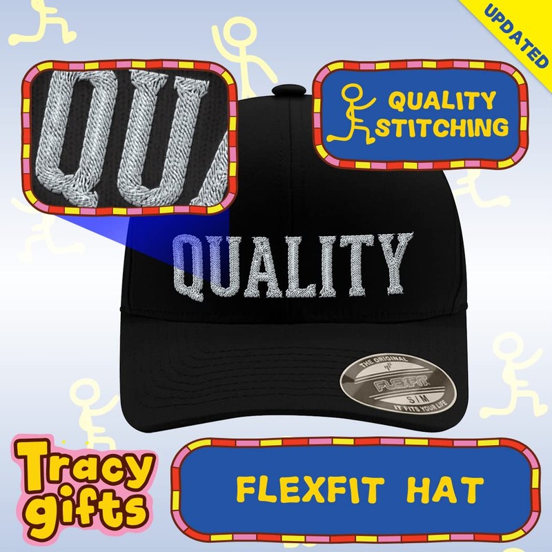 #Ringo - Hashtag Men's Flexfit Baseball Hat Cap, Black, Large/X-Large