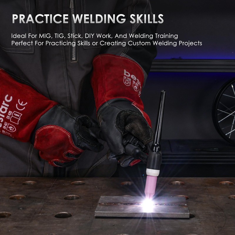 bestarc Welding Coupons, 2×4" Mild Steel Welding Kit, 11 Gauge
