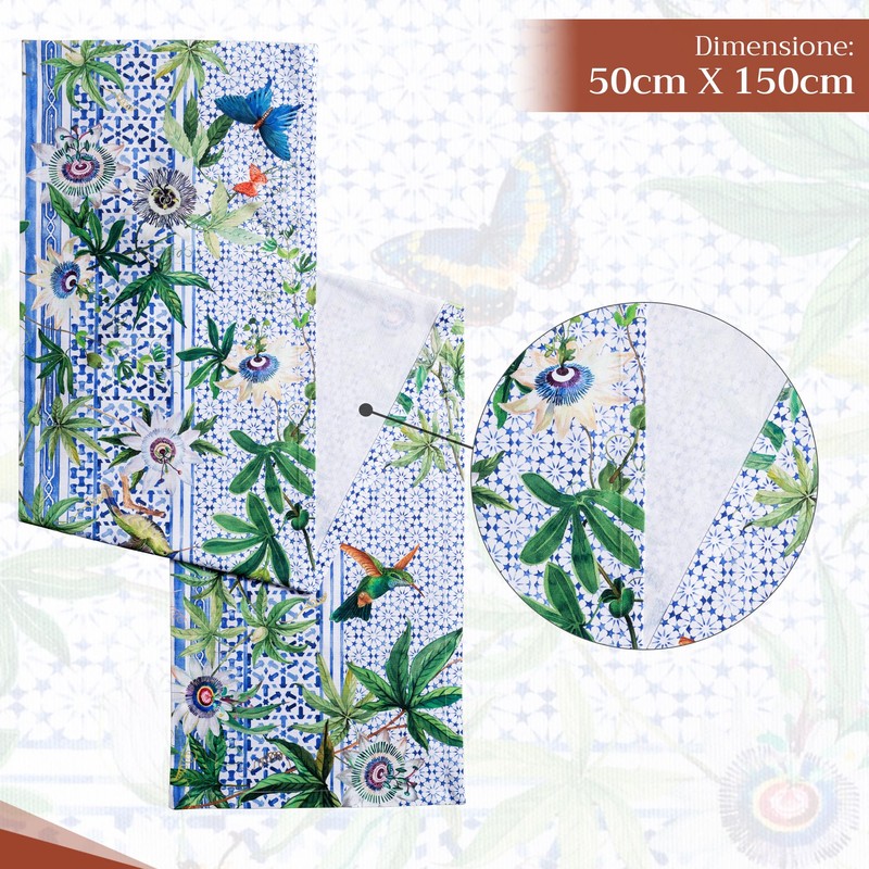 Maison d' Hermine Spring/Summer Table Runner for Parties, Dinners, Holidays,