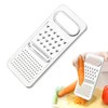 Vegetable Grater, Coarse, Stainless Steel, Silver, Stainless Steel Grater, Comfortable