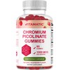 Vitamatic Chromium Picolinate 1000 mcg - 90 Gummies - High