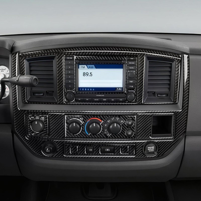 BRMYL Center Console Panel Decals for 2006 2007 2008 Dodge