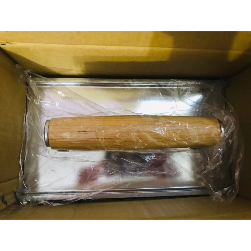 Winco SWA-5 Cast Aluminum Steak Weight - 9" x 5