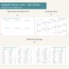 BEZEND Pocket Calendar 2026 Small Landscape Format 9 x 16.5