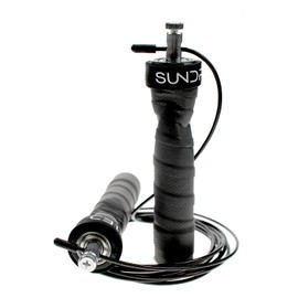 Sundried Skipping Rope Exercise Fitness Jump Rope Boxing Speed Rope (Includes 2 cables and carry case)