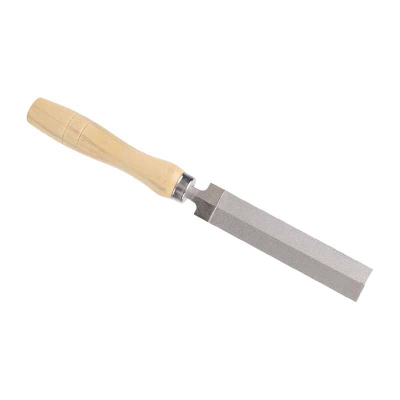 Diamond Rhombic File Wooden Handle Metal Glass Grinding Woodworking Garden