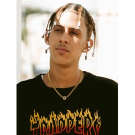 Gold Chain for Men D Necklace for Women D Initial Necklace Letter Necklace