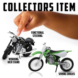 Welly Die Cast Motorcycle Orange KTM 450 SX Racing, 1:18 Scale for Unisex Adult