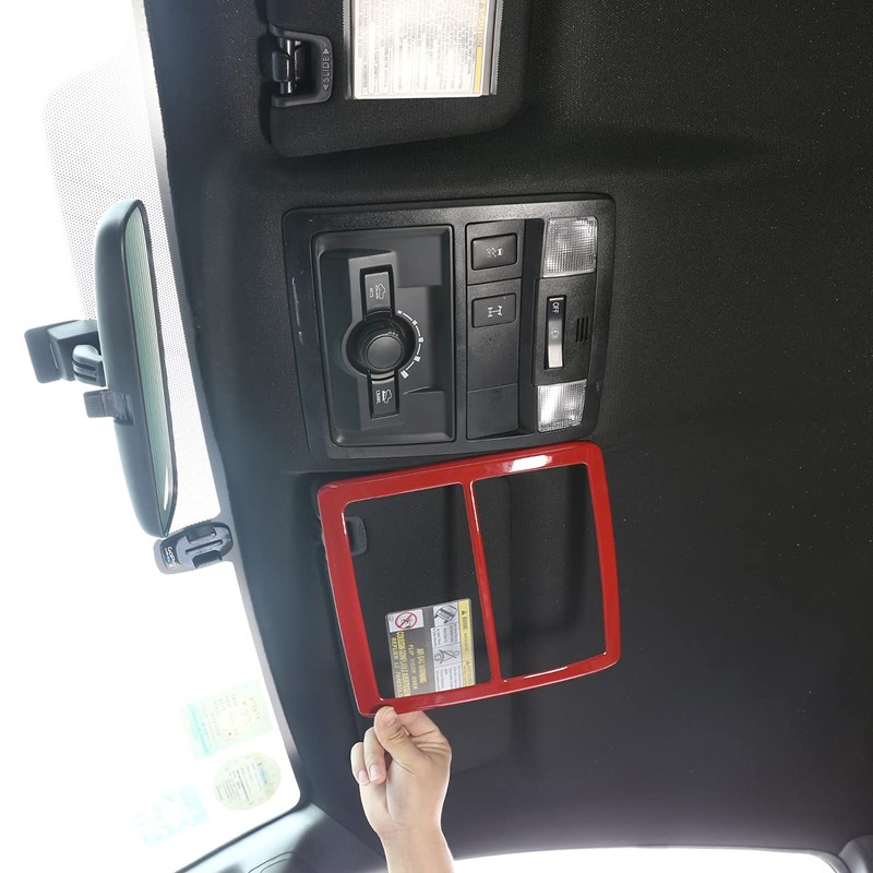 LLKUANG Sports Red Front Row Reading Light Frame Cover Panel
