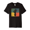 Cactus Retro Vintage Square Graphic Premium T-Shirt