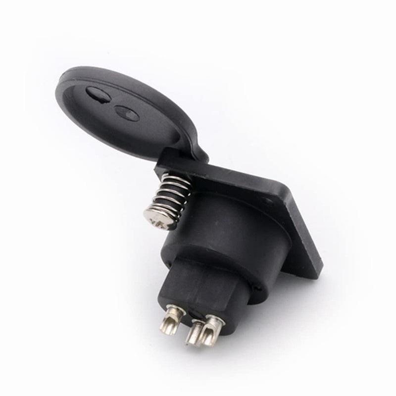 Mobility Scooter Charging Port Socket Replacement with Cover Charger Spare