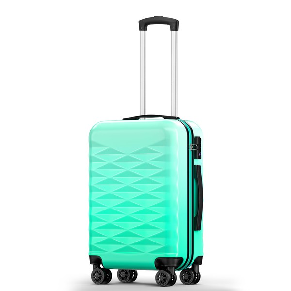 Suitour Carry on Suitcase Airline Approved, Hardside Lightweight Rolling Luggage