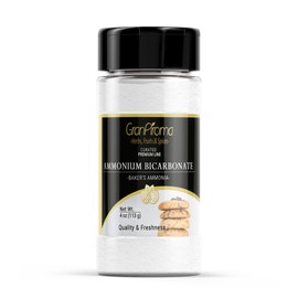 GranAroma Ammonium Bicarbonate, 4 oz, Baker's Ammonia, Traditional Leavening Agent