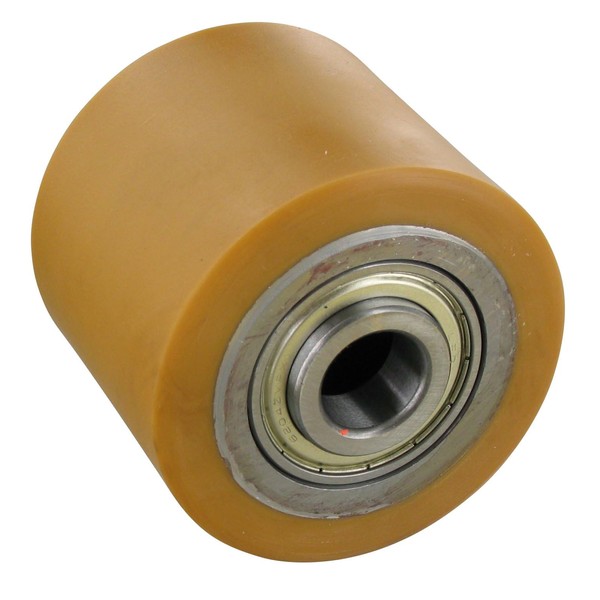 Rollentechnik Pallet Trolley Roller Replacement Polyurethane 75 x 50 Clamping