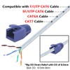 VCE RJ45 Strain Relief Boots for Cat6A/Cat7 Network Plugs, 20-Pack