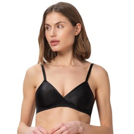 Triumph Soft Sensation P Women's Padded Bra (Soft Sensation P) - Black (Black) Plain, size: 85B