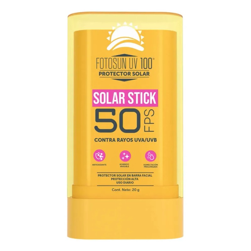 Protector Solar En Barra Stick Fotosun Uv100 Fps 50+ 20