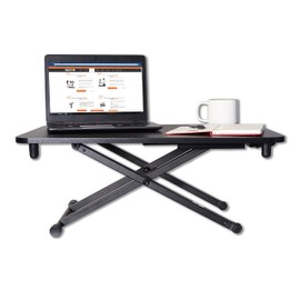 Victor DCX129 High Rise Collection Adjustable Standing Desk for Laptops 29”x18.5 Black