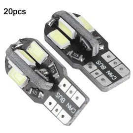 Aramox - Bombilla LED de cu? , 20 piezas 8LED Bombilla de cu? lateral del coche para Canbus T10 194168 5730