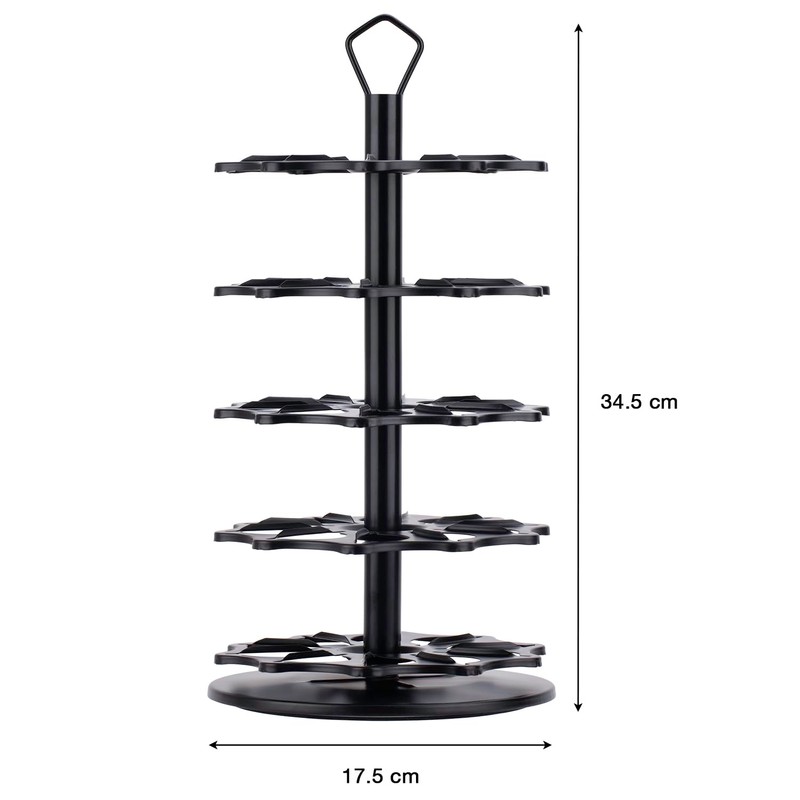 HiveNets 5 Tier Coffee Pod Holder Carousel for Vertuo Pod