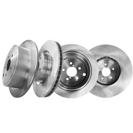 PM Auto Set of 4 Front 316mm-Rear 286mm Brake Disc Rotors For 2010-2014 Subaru Outback