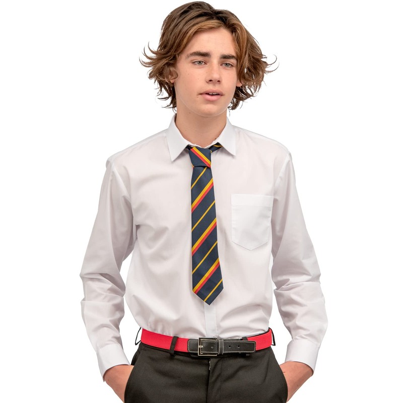 Olata Children’s Elasticated Belt with Buckle and Black Leather Fittings