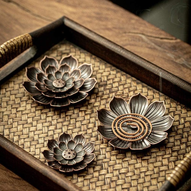 Incense Holder - Lotus Stick Incense Burner and Cone Incense