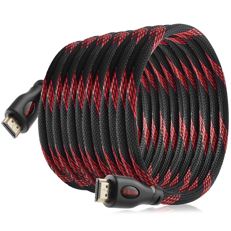 Bam 3 Pack High Speed 4K HDMI Cables - 25'