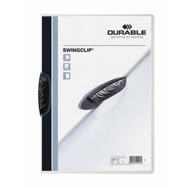 Durable 2260 Swingclip A4 folder with black clip, EACH