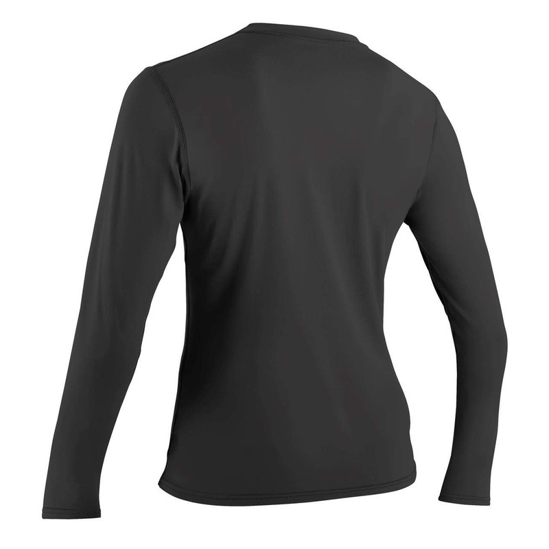 O'Neill Women's Basic Skins Long Sleeve Rash Vest - Black,