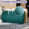 AmazeCov Recliner Pillow Breathable Perforated Leather with Adjustable Non-Slip Memory