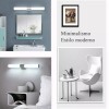 AutoWT Lampara Pared Led Para Espejo De Baño Moderna 25cm