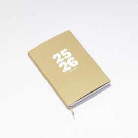 OCTÀGON DESIGN Weekly Planner 2025/2026, Academic Weekly Planner, 12 Months, August 2025 - July 2026, Similar to A5, Camel, Semi-Rigid Cover, Fully Open