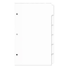 Ruby Paulina 14 x 8.5, 6 Tabbed White Dividers (490804)