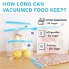 20 PCS Reusable Vacuum Sealer Bags for Food & Snack