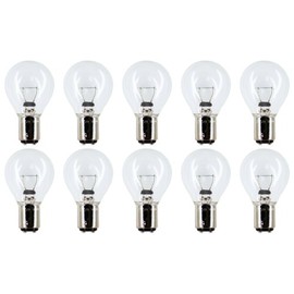 CEC Industries #1724 Bulbs, 6.2 V, 27.9 W, BA15d Base, S-11 shape (Box of 10)