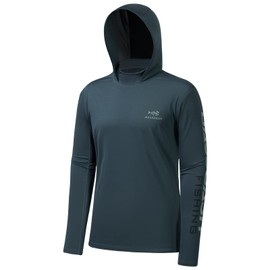 BASSDASH UPF 50+ Men’s UV Sun Protection Long Sleeve Performance Fishing Hoodie Hooded Shirts